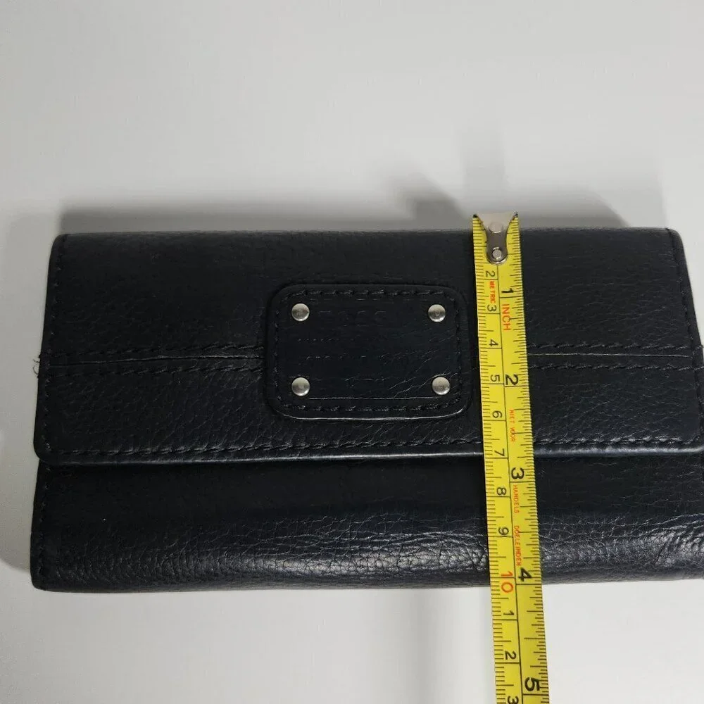 Fossil Long Live Vintage Black Leather Wallet